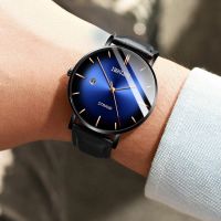 The new gradient ultra-thin quartz watch fashion students men watch waterproof mens watch wholesale --Mens Watch238812۩✑✷