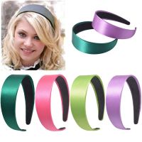 【CW】 4cm Width Elasticity Headbands Color Hair Accessories Bands Fashion Ties Hoop