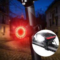 ✕ Cycling Safety Back TaillightUSB Charging LED Safety Warning Flashlight Ultra Bright Waterproof Bike Light for Outdoor Riding