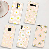 BY42 Daisy อ่อนนุ่ม โปร่งใส เคสโทรศัพท์ หรับ Samsung A34 M52 A04 M30S A23 M23 M53 M21 A54 M30 A40S A9 A14 A04S M33 Plus