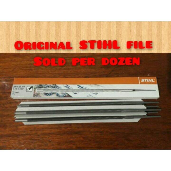 【Hot sales】 original STIHL Chainsaw File for sharpening sold per dozen Lazada PH
