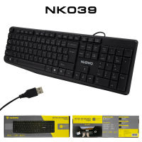 USB KEYBOARD NUBWO (NK-039 BUSINESS) BLACK   คีย์บอร์ด