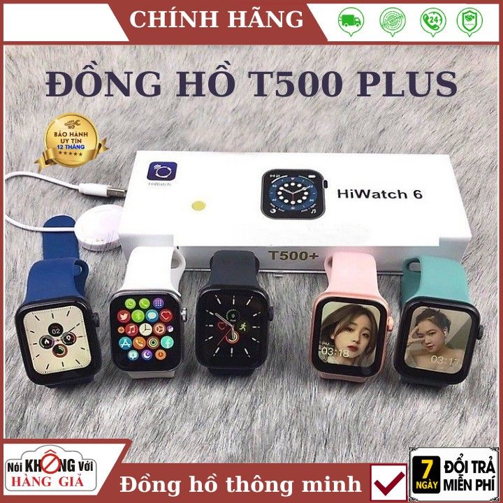 Đồng hồ thông minh T500+ Plus là sản phẩm công nghệ tiên tiến nhất hiện nay, giúp đem lại cho bạn một trải nghiệm tốt hơn trong việc theo dõi sức khỏe, quản lý thời gian và hỗ trợ trong các hoạt động thể thao. Với thiết kế đẹp mắt và tính năng thông minh cao, đồng hồ này sẽ trở thành một phụ kiện không thể thiếu trong thế giới công nghệ của bạn. Hãy khám phá ngay!