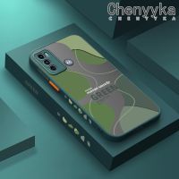 Chenyyka เคส G30เคสสำหรับ MOTOROLA G60ลายการ์ตูนแฟชั่นสีเขียวใหม่เคสโทรศัพท์แบบแข็งกันกระแทกขอบสี่เหลี่ยมกรอบซิลิโคนนิ่มเคสป้องกันเลนส์กล้องคลุมทั้งหมด