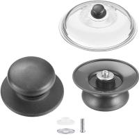 【cw】 1/2Pcs Pot Lid Knob  Pan Cover Knobs Glass Lib Cap for Saucepan Cookware Handgrip