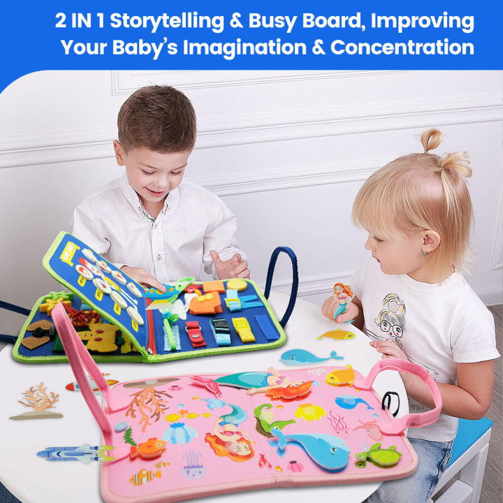 montessori-busyboard-จับคู่เกมเด็กหัดเดินหัวเข็มขัดการฝึกอบรมการพัฒนาทักษะชีวิตขั้นพื้นฐานของเล่นสำหรับการเดินทางของทารก