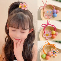 Childrens Hair Accessories Cartoon Hair Bands For Girls Cute Headwear High Elastic Rubber Band Durable Horsetail Hair Rope