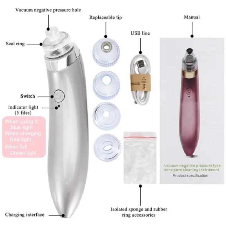 Vacuum Negative Pressure Acne Pore Cleaner Beautiful Skin Care Expert
