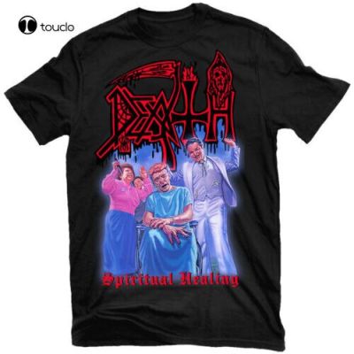 New Death Spiritual Healing T-Shirt New! Tee Shirt Cotton T Shirt Custom Aldult Teen Unisex Digital Printing Tee Shirt Cotton 3XL-4XL-5XL-6XL