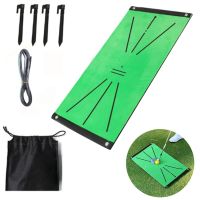 Golf Swing Mat Training Pad Golf Training Aid Equipment for Indoor/Outdoor Swing Detection Batting