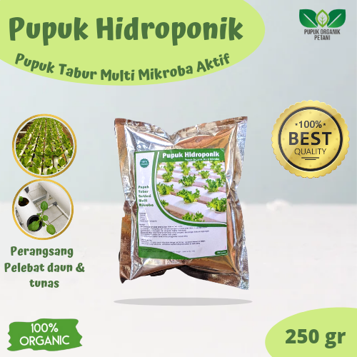 Pupuk Organik Nutrisi Hidroponik Sayuran agar cepat tumbuh daun dan