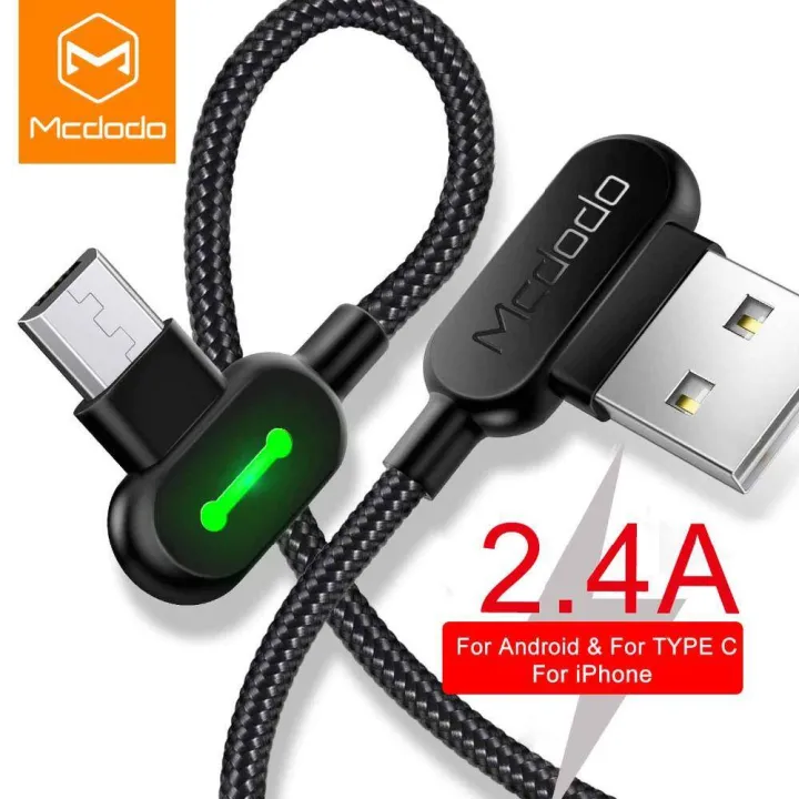 Mcdodo Lightning Cable 0.5m 1.2m 1.8m 3m USB Cable Fast Charging Cable Mobile Phone Charger Cord Adapter Usb Data Cable compatible with iPhone Apple X 8 7 6 5 6s plus iPad