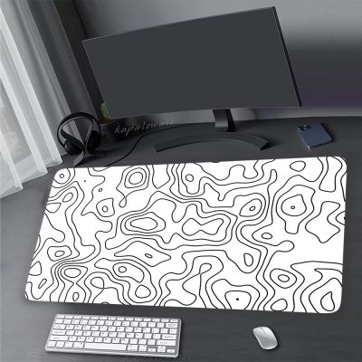 Black and White Mousepad Art Mouse Pad HD Print Mousepads Large 900x400mm Mouse Mat Rubber Mause Carpet XXL Deskmat Keyboard Mat