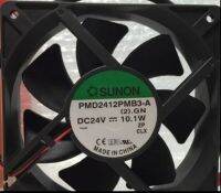 2023 ☆ PMD2412PMB3-A DC24V 10.1W พัดลมอินเวอร์เตอร์120X120X38ของแท้ในตัว