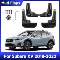 แผ่นกันโคลนบังโคลนกันน้ำสาดแผ่นบังโคลน4ชิ้นสำหรับ Subaru XV 2020 2021 2018-2022อุปกรณ์เสริมรถยนต์สไตล์ไลน์รถยนต์