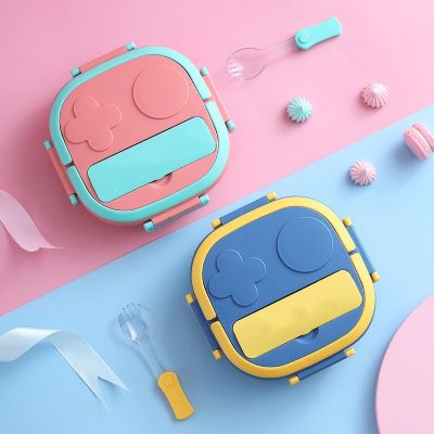 Outing Tableware 304 Portable Stainless Steel Lunch Box Baby Child Student Outdoor Camping Picnic Food Container Bento Box