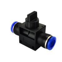 Manufacturer HVFF4 6 8 10 12mm Plastic Push Quick Air Hose Connector Parts Tube Pipe One Touch Pneumatic Fittings