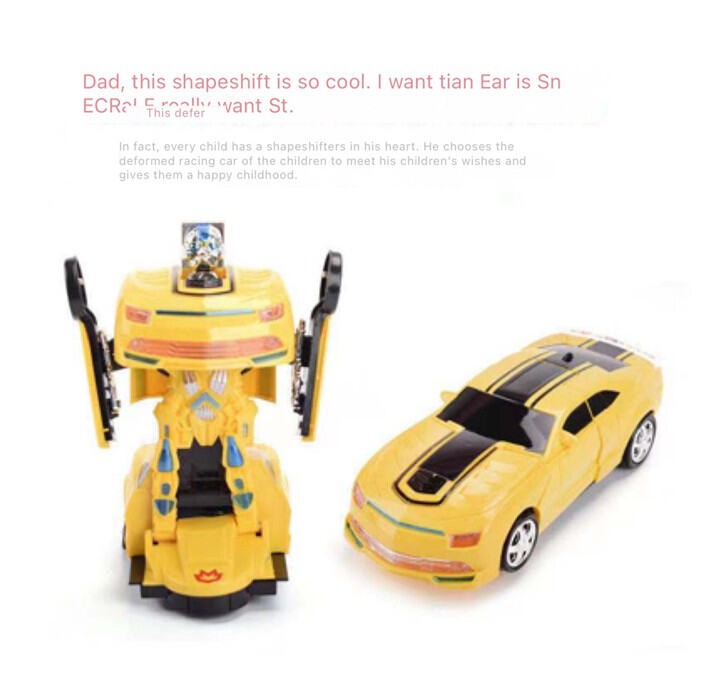 Robot Car Baby Gift Automatic Transformers Kids Toys Toddler Vehicle Cool Toy 
