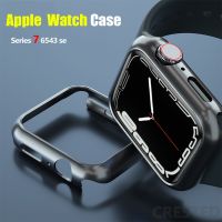 Cover For Apple Watch Case 45mm 41mm 44mm 40mm 42mm 38mm Accessories PC bumper Protector iWatch series 6 5 3 se 7 Case