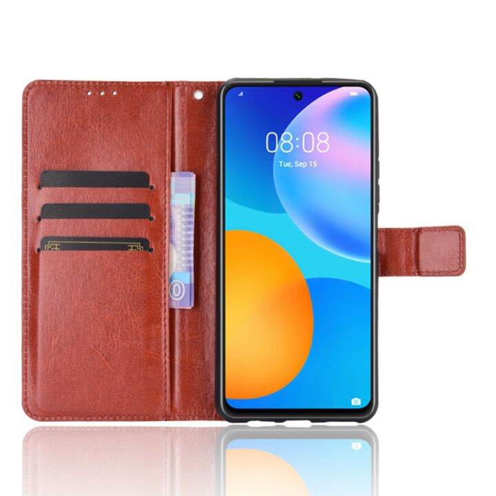 เคสโทรศัพท์ใหม่สำหรับ-huawei-y7a-y9s-y6s-y5p-y6p-y7p-y8p-y5-y6-y7-y9-2019-y6-y7-pro-2019-y7-y9นายก2019มีช่องเสียบการ์ดกระเป๋าสตางค์หนังเคสแฟชั่นฝาปิดแบบพับ