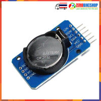 DS3231 Module โมดูลนาฬิกาพร้อมถ่าน RTC DS3231 AT24C32 IIC Module Precision Clock Module for Arduino by ZEROBIKE