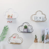 Cloud Wall Shelf Decorative Iron Storage Rack Floating Shelves Kids Room Shelf Decorative Shelves Room Decoration