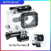 HONGDAK 40ม. ซองกันน้ำใต้น้ำสำหรับ Gopro Hero 3ฝาครอบป้องกันกล่องที่ยึดปลอกหุ้มอุปกรณ์กล้องแอคชั่นแคมเมรา