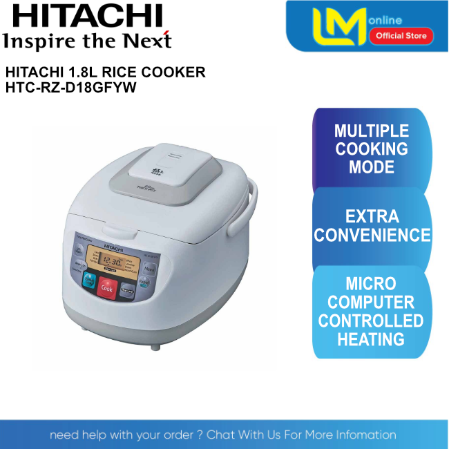 Hitachi Double Cook Rice Cooker RZD18GFY Lazada