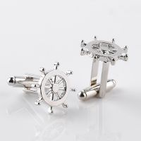 Hot New Cufflink Alloy Electric Ferry Fashion French Cufflink Sleeve Pin Foreign Trade Hot Source Wedding Party Gift