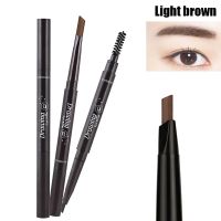 5 Colors Natural Makeup Double Heads Automatic Eyebrow Pencil Waterproof Long-lasting Easy Ware Eyebrow Pen with Eyebrow Brush