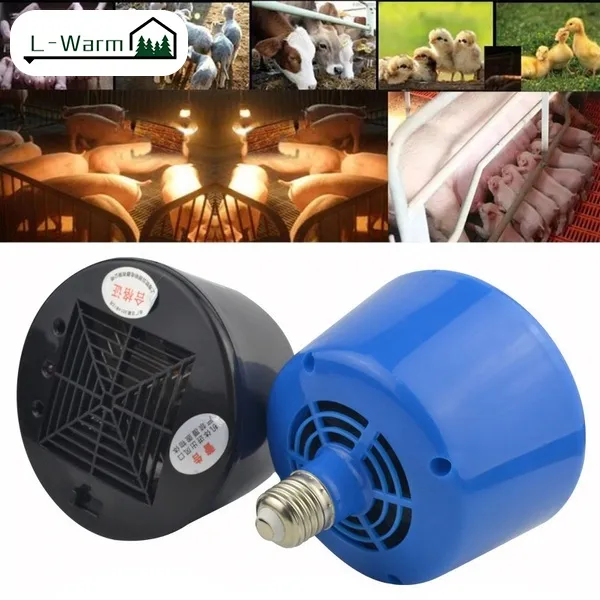 LWarm 220V Cultivation Heating Lamp Thermostat Fan Heater for Chicken