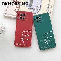 DKHORSING เคสโทรศัพท์เคลือบหรูหราเกียรติยศ X6A X5พลัส90 5G 90 Lite 70Lite น่ารักหมีซิลิโคนปลอกอ่อนเต็มรูปแบบเกียรติยศ X6a 2023ฝาครอบกันกระแทก90 5G