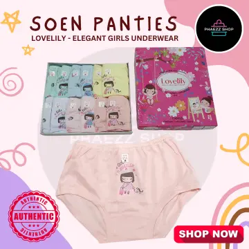 Shop So-En Girls Printed Underwear, Assorted 6 Pcs, Multicolor