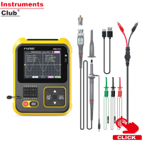 Instruments สมาร์ทเซ็นเซอร์200KHz Bandwidth แบบพกพาเครื่องทดสอบทรานซิสเตอร์ออสซิลโลสโคปแบบดิจิตอล2 In 1เครื่องมือทดสอบ PWM คลื่นสี่เหลี่ยมเอาต์พุตหน้าจอสี2.4นิ้วพร้อมออสซิลโลสโคปแสงไฟมัลติฟังก์ชั่น