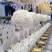 Gypsophila Rose Artificial Flower Arrangement Table Centerpieces Flower Ball Wedding Arch Backdrop Decor Flower Row Party Layout