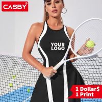 ❏☒♙ Spring And Summer Anti Glare Sports Dress Backless One Piece Yoga Clothing Breathable Quick Drying Fitness Tennis Clothing