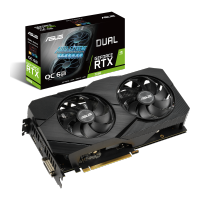 การ์ดแสดงผล VGA  ASUS DUAL RTX2060 O6G EVO - 6GB GDDR6