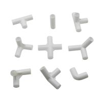 ☒◊ 5 Pcs 12mm PVC Straight Elbow Cross Connector Joint 60 90 120 135 Degree Tee Connector PVC Pipe Fitting DIY Tent Fixed Fittings