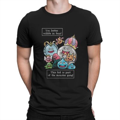 Casual Slime Gang Premium T-Shirt Men O Neck Cotton T Shirt Dragon Quest Short Sleeve Tees Gift Idea Clothing