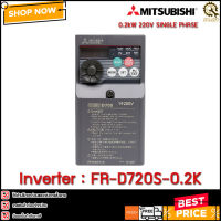 INVERTER Mitsubishi FR-D720S-0.2K ,0.2KW 220V 1PH  TH