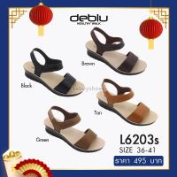 รองเท้าแตะหญิงรัดส้น DEBLU รุ่น L6203S