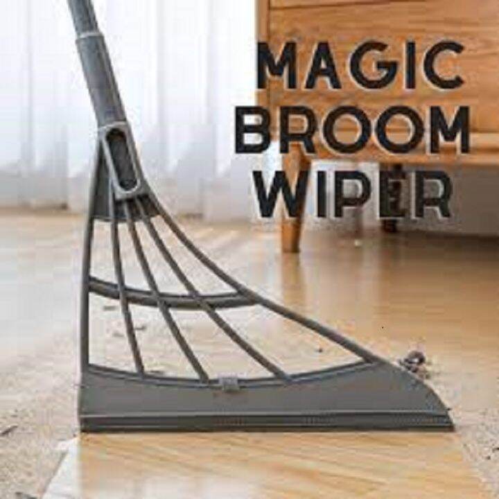 Multifunction Magic Broom Wipe Squeeze Silicone Mop,2in1 Sweeper