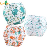 3PCS/Set Adjustable Baby Potty Training Pants Newborn Universal Cloth Diaper Reusable Washable Cartoon Printed Nappys 3-15KG