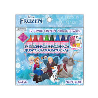 ดิสนีย์โฟรเซ่น New!!! สีเทียนจัมโบ้12สีโฟรเซ่น Non-Toxic Disney Frozen 12 Jumbo Crayons