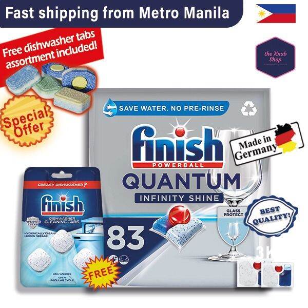 Finish Powerball Quantum Inifinity shinedishwasher tabs/detergent 83