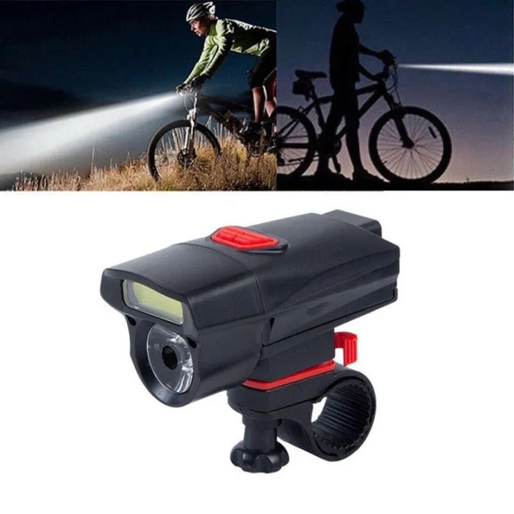 Bicycle Front Light Super Bright COB LED Working Flashlight Cycling