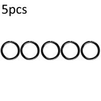5ชิ้น8มม. เส้นผ่าศูนย์กลางแหวนห่วงเจาะจมูกคู่ไทเทเนียมต่างหูแบบกลัดกระดูกอ่อนแหวนติ่งหน้ารูหูร่างกายริมฝีปากเครื่องประดับแนวพังก์ห่วงเจาะ