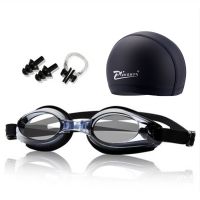 New Men Women Kids Adult Sports Diving Eyewear Swim Cap Swimming Glasses Anti-fog Waterproof Swim Goggles Earplug Pool Equipment Goggles