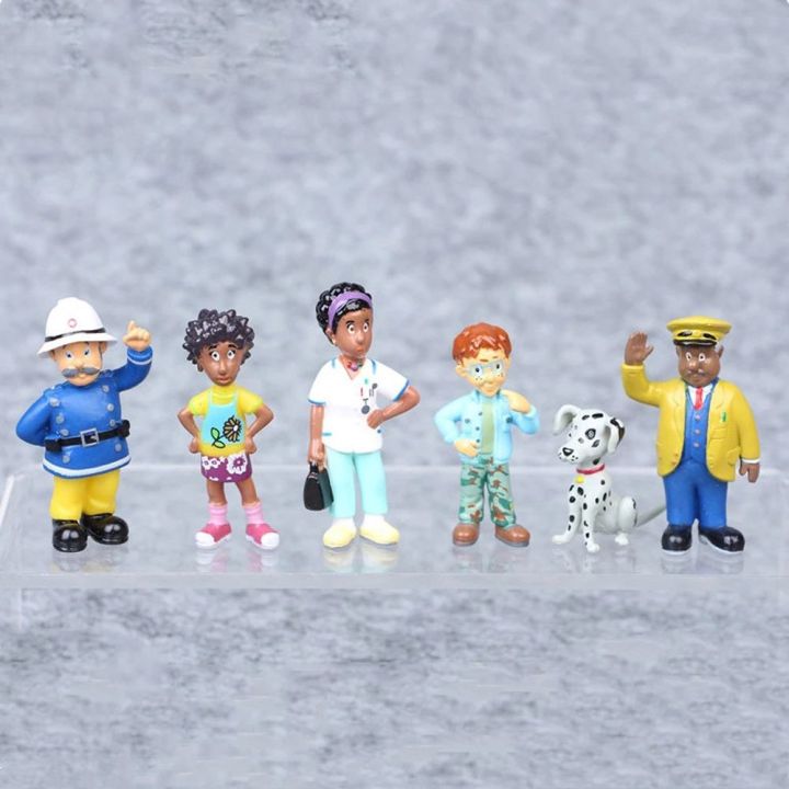 weare-สำหรับเด็ก-ของขวัญวันเกิด-pvc-doll-little-dog-penny-officer-steele-fireman-sam-action-figures-fire-fighting-fireman-toys