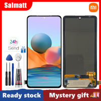 Salmatt จอแสดงผล OLED สำหรับ Redmi Note 10 Pro M2101K6R M2101K6G/Note 10 Pro Max M2101K6I หน้าจอสัมผัส LCD ชุดประกอบ Digitizer สำหรับ Redmi Note 10 Pro M2101K6G M2101K6R Redmi Note 10 Pro Max M2101K6I Lcd